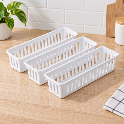 Narrow Drawer Organizer Baskets