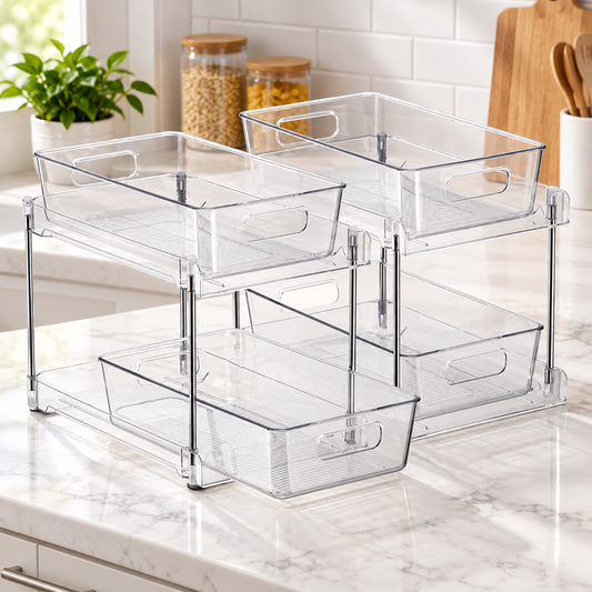 2-Tier Pull-Out Storage Organizer