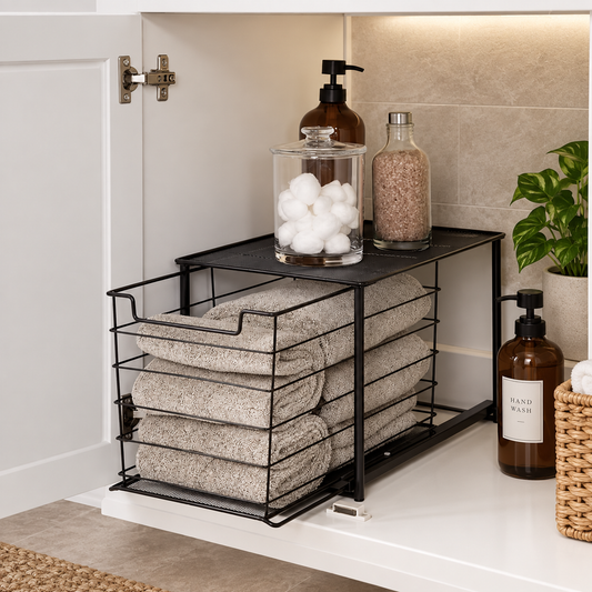 Stackable Pull-Out Drawer Organizer