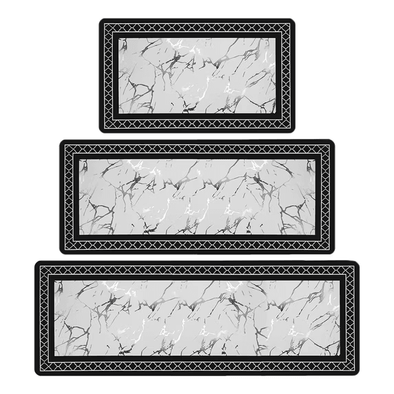 Marble Kitchen Rug Set