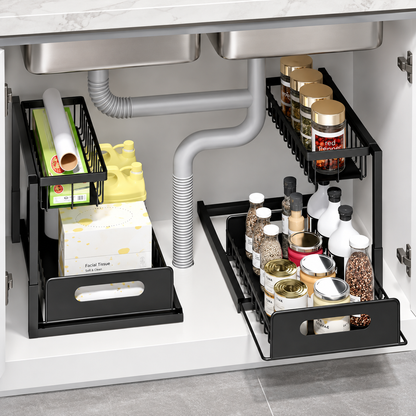 2-Tier Pull-Out Under Sink Organizer
