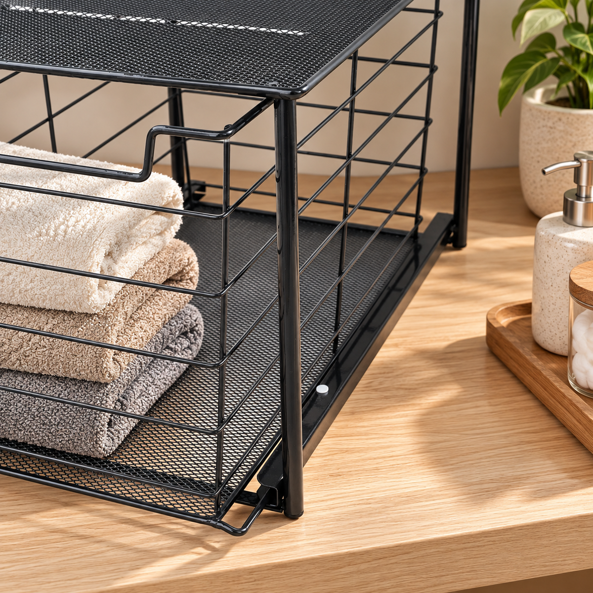 Stackable Pull-Out Drawer Organizer