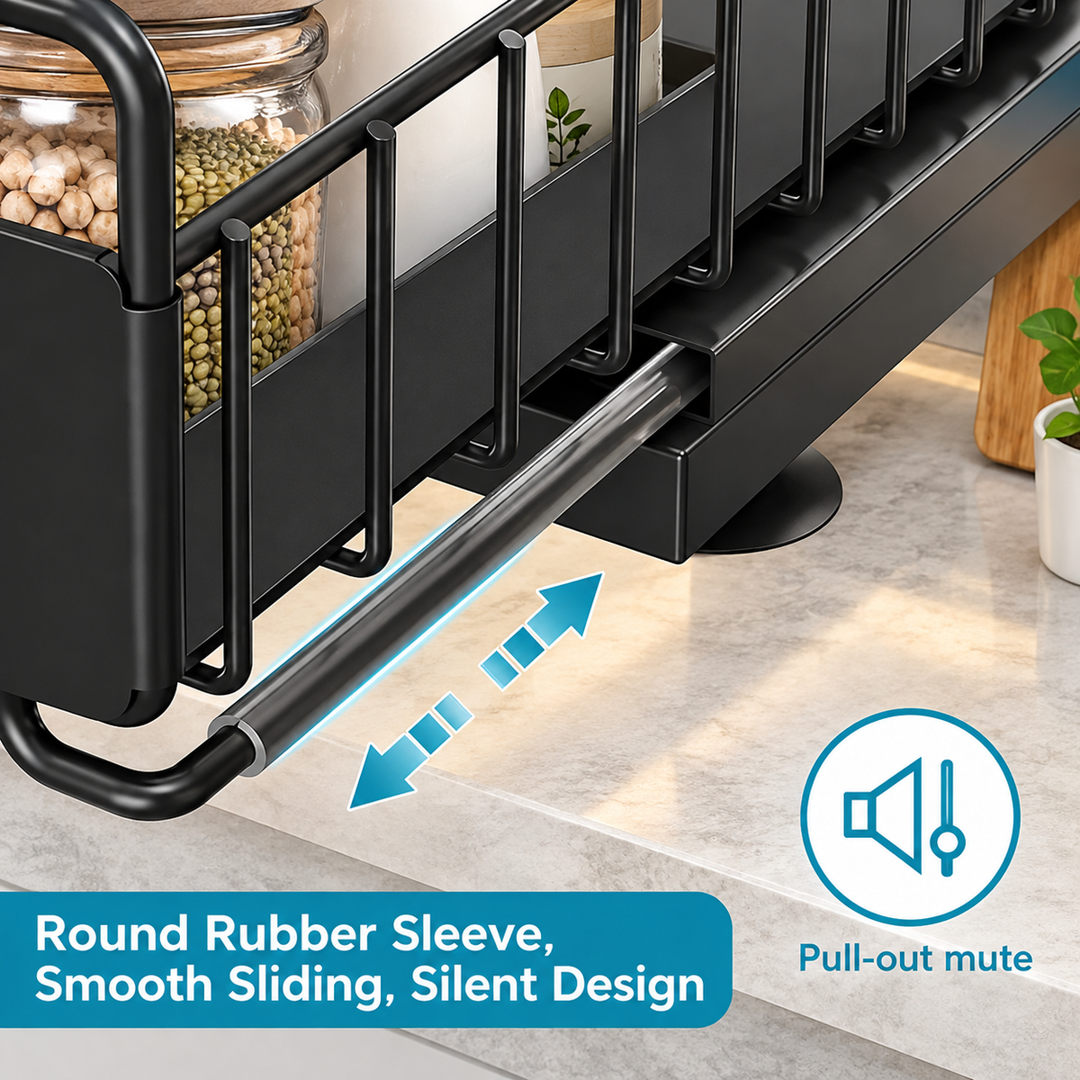 2-Tier Pull-Out Under Sink Organizer