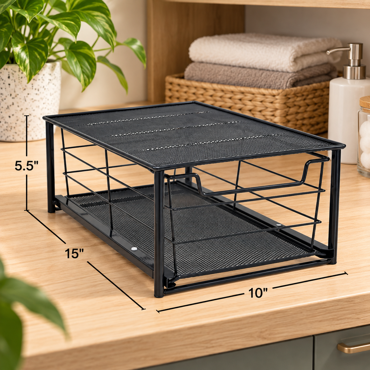 Stackable Pull-Out Drawer Organizer