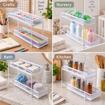 2-Tier Pull-Out Spice Organizer
