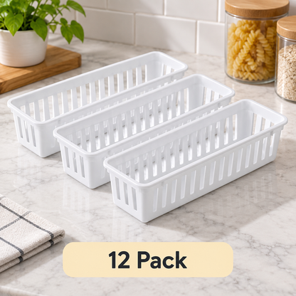 Narrow Drawer Organizer Baskets