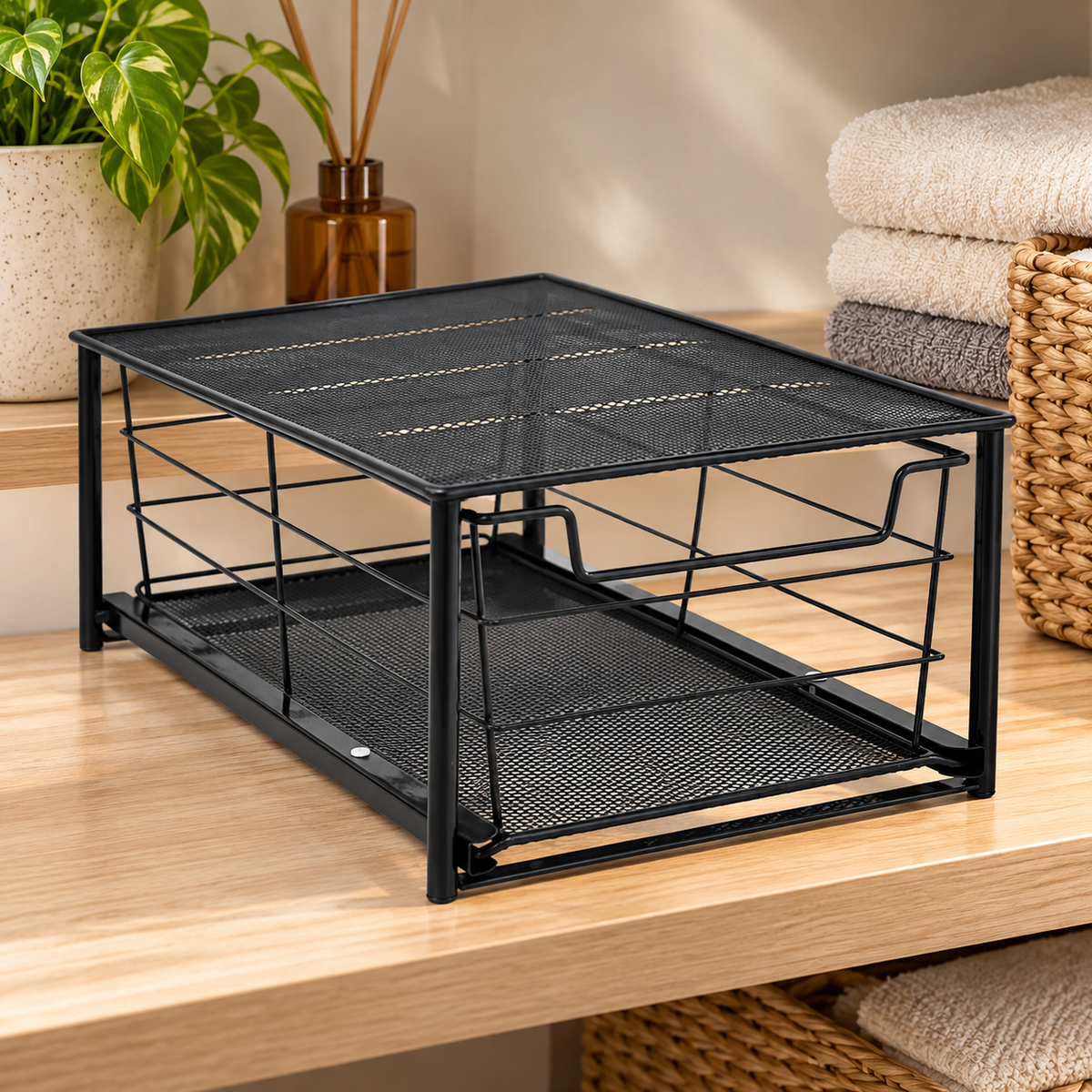 Stackable Pull-Out Drawer Organizer
